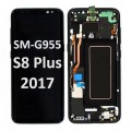 Samsung Galaxy SM-G955 (S8 Plus 2017) LCD touch screen with frame (Original Service Pack) [Black] GH97-20469A/20470A/20564A/20565A